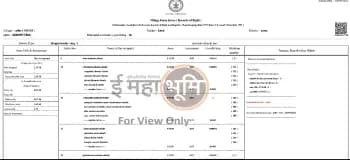 Satbara 7/12 Utara — official document sample
